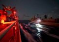 Στιγμιότυπο από την άσκηση (φωτ.: Γραφείο Τύπου Γενικού Επιτελείου Ναυτικού)