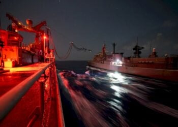 Στιγμιότυπο από την άσκηση (φωτ.: Γραφείο Τύπου Γενικού Επιτελείου Ναυτικού)
