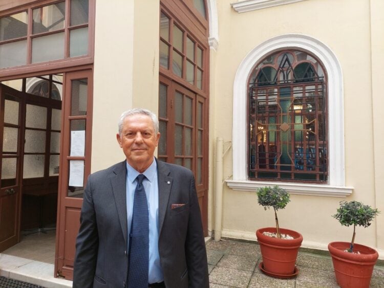 Ο Αγκόπ Κασπαριάν (φωτ.: ΑΠΕ-ΜΠΕ)
