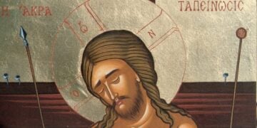 Άκρα Ταπείνωση:  Αγιογραφία δια χειρός Νικόλα (φωτ.: Γιάννης Ιωαννίδης)