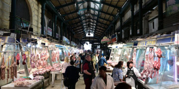 Στιγμιότυπο από τη Βαρβάκειο (φωτ.: EUROKINISSI / Τατιάνα Μπόλαρη)