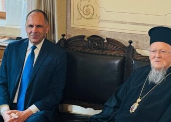 Συνάντηση Βαρθολομαίου-Γεραπετρίτη στην Κωνσταντινούπολη (φωτ.: facebook.com/GreeceMFA)