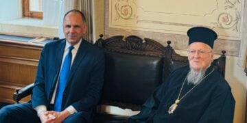 Συνάντηση Βαρθολομαίου-Γεραπετρίτη στην Κωνσταντινούπολη (φωτ.: facebook.com/GreeceMFA)