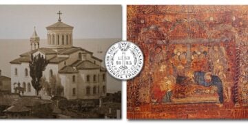 Ο μητροπολιτικός ναός της Τραπεζούντας και ο Επιτάφιός του (εικ.: Αλεξία Ιωαννίδου)