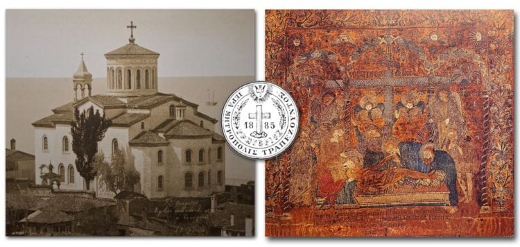 Ο μητροπολιτικός ναός της Τραπεζούντας και ο Επιτάφιός του (εικ.: Αλεξία Ιωαννίδου)