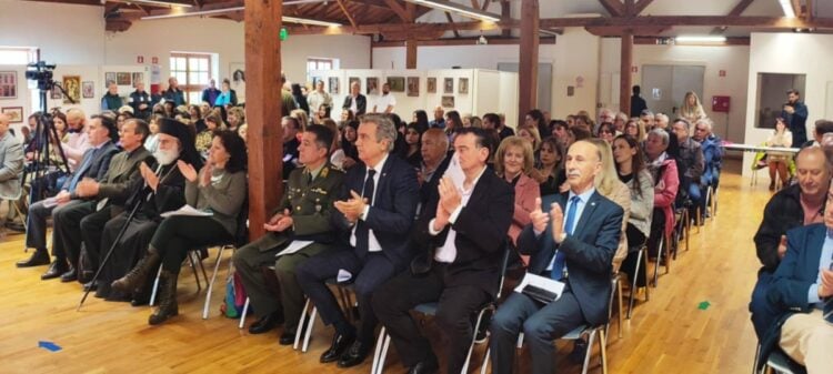 Κατάμεστη η αίθουσα εκδηλώσεων της Καπναποθήκης στο  Ίδρυμα Θρακικής Τέχνης και Παράδοσης στην Ξάνθη (πηγή: facebook.com/ArmenikeKoinotetaXanthes)