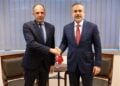 Εικόνα από συνάντηση Γεραπετρίτη-Φιντάν στο περιθώριο της Συνόδου των ΥΠΕΞ του NATO στις Βρυξέλλες (φωτ. αρχείου: x.com/GreeceMFA)