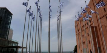 Άποψη του Μεγάρου Μουσικής Θεσσαλονίκης (φωτ. αρχείου: EUROKINISSI / Λεωνίδας Τζέκας)