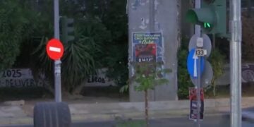 Το σημείο που σημειώθηκε το τραγικό τροχαίο με θύμα 12χρονη Ρομά (φωτ.: Glomex)