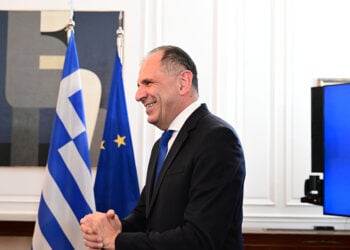Ο υπουργός Εξωτερικών Γιώργος Γεραπετρίτης (φωτ.: EUROKINISSI / Τατιάνα Μπόλαρη)