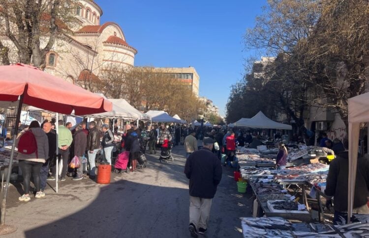 Λαϊκή αγορά στη Θεσσαλονίκη (φωτ. αρχείου: Γιώργος Κουρκουρίκης)