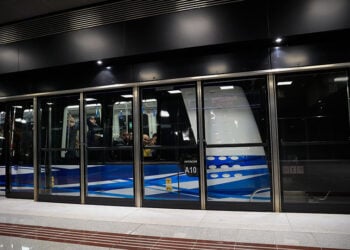 Το μετρό Θεσσαλονίκης (φωτ.:  EUROKNISSI / Γιώργος Κονταρίνης)