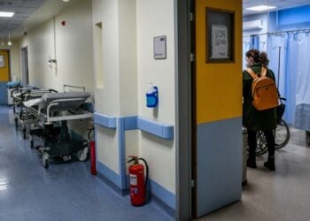 Διάδρομος του νοσοκομείου «Αλεξάνδρα» (φωτ. αρχείου: EUROKINISSI/Τατιάνα Μπόλαρη)