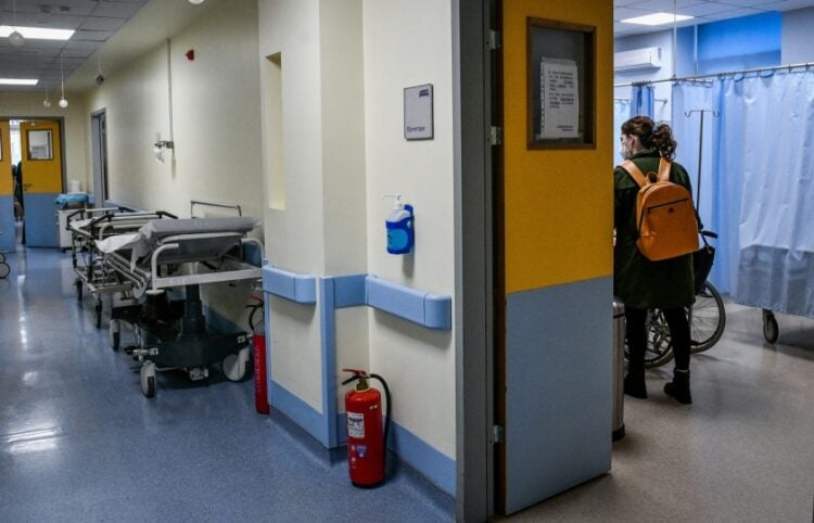 Διάδρομος του νοσοκομείου «Αλεξάνδρα» (φωτ. αρχείου: EUROKINISSI/Τατιάνα Μπόλαρη)