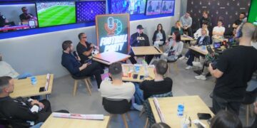 Πάμε Στοίχημα Football Party by Gazzetta σε κατάστημα ΟΠΑΠ της Νέας Σμύρνης (φωτ.: ΟΠΑΠ)
