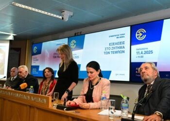Στιγμιότυπο από τη συνέντευξη Τύπου (φωτ.: EUROKINISSI/Τατιάνα Μπόλαρη)