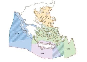 Ο χάρτης του Θαλάσσιου Χωροταξικού Σχεδιασμού