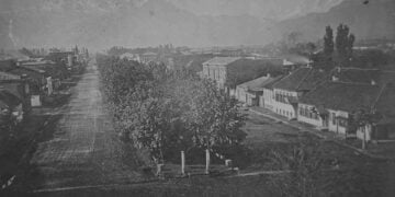 Άποψη πόλης του Βλαδικαυκάς, 1879 (φωτ.: αρχείο Κ. Παυλίδη)