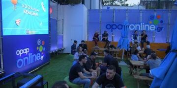Σε ένα ξεχωριστό και άκρως καλοκαιρινό lounge το opaponline.gr υποδεχόταν τους φίλους της γαστρονομίας (φωτ.: ΟΠΑΠ)