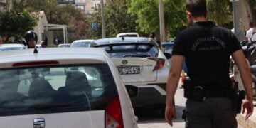Απολογία στον ανακριτή των τεσσάρων συλληφθέντων για την απαγωγή 24χρονου στην Αθήνα, Τετάρτη 28 Μαΐου 2025. (Φωτ.: Eurokinissi/Γιάννης Παναγόπουλος)