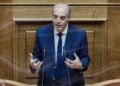 O πρόεδρος της Ελληνικής Λύσης Κυριάκος Βελόπουλος μιλά σε Ειδική Συνεδρίαση της Ολομέλειας της Βουλής για την Ημέρα Εθνικής Μνήμης της Γενοκτονίας των Ελλήνων της Μικράς Ασίας (φωτ. αρχείου: Eurokinissi/Γιώργος Κονταρίνης)