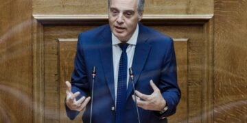 O πρόεδρος της Ελληνικής Λύσης Κυριάκος Βελόπουλος μιλά σε Ειδική Συνεδρίαση της Ολομέλειας της Βουλής για την Ημέρα Εθνικής Μνήμης της Γενοκτονίας των Ελλήνων της Μικράς Ασίας (φωτ. αρχείου: Eurokinissi/Γιώργος Κονταρίνης)