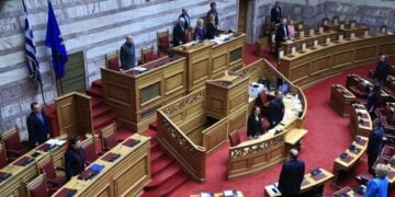 Ειδική Συνεδρίαση της Ολομέλειας της Βουλής για την Ημέρα Μνήμης της Γενοκτονίας των Ελλήνων του Πόντου, Δευτέρα 19 Μαΐου 2025. (Φωτ.: Eurokinissi/Γιώργος Κονταρίνης)