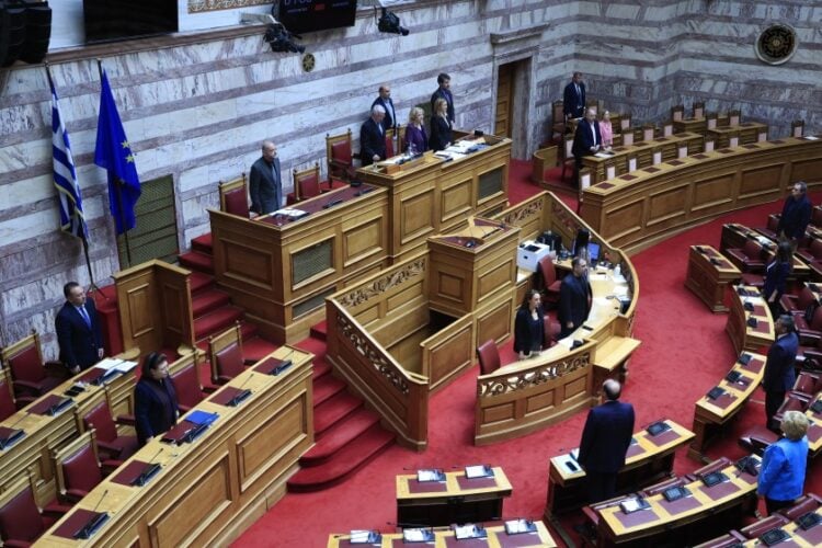 Ειδική Συνεδρίαση της Ολομέλειας της Βουλής για την Ημέρα Μνήμης της Γενοκτονίας των Ελλήνων του Πόντου, Δευτέρα 19 Μαΐου 2025. (Φωτ.: Eurokinissi/Γιώργος Κονταρίνης)
