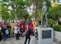 Ο δήμαρχος Παύλου Μελά Δημήτρης Ασλανίδης καταθέτει στεφάνι στο πλαίσιο των εκδηλώσεων μνήμης για τη Γενοκτονία των Ελλήνων του Πόντου (φωτ. αρχείου: facebook.com/PavlosMelasGR)