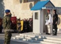Στιγμιότυπο από την εκδήλωση μνήμης στο Μνημείο του Άγνωστου Στρατιώτη (φωτ.: Κώστας Κατσίγιαννης)