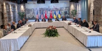Απευθείας διαπραγματεύσεις Ρωσίας-Ουκρανίας στην Κωνσταντινούπολη (φωτ.: x.com/SgforgoodStella)