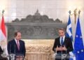 Κοινές δηλώσεις Μητσοτάκη-Αλ Σίσι στο Μέγαρο Μαξίμου μετά την ολοκλήρωση της συνεδρίασης του Ανώτατου Συμβουλίου Συνεργασίας Ελλάδας-Αιγύπτου (φωτ.: Eurokinissi/Τατιάνα Μπόλαρη)