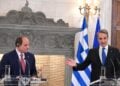 Κοινές δηλώσεις Μητσοτάκη-Αλ Σίσι στο Μέγαρο Μαξίμου μετά την ολοκλήρωση της συνεδρίασης του Ανώτατου Συμβουλίου Συνεργασίας Ελλάδας-Αιγύπτου (φωτ.: Eurokinissi/Τατιάνα Μπόλαρη)