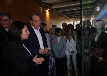 Επίσκεψη του προέδρου του ΣΥΡΙΖΑ - Προοδευτική Συμμαχία Σωκράτη Φάμελλου στο Μουσείο της «Μέριμνας Ποντίων Κυριών», στην Θεσσαλονίκη, Κυριακή 18 Μαΐου 2025. (Φωτ.: MotionTeam/Βασίλης Βερβερίδης)