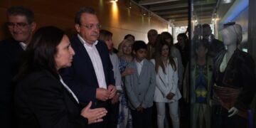 Επίσκεψη του προέδρου του ΣΥΡΙΖΑ - Προοδευτική Συμμαχία Σωκράτη Φάμελλου στο Μουσείο της «Μέριμνας Ποντίων Κυριών», στην Θεσσαλονίκη, Κυριακή 18 Μαΐου 2025. (Φωτ.: MotionTeam/Βασίλης Βερβερίδης)