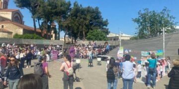 «Μαθαίνω για την Ανακύκλωση» στην  κεντρική πλατεία της Θέρμης (φωτ.: facebook.com/thermi.gov.gr)