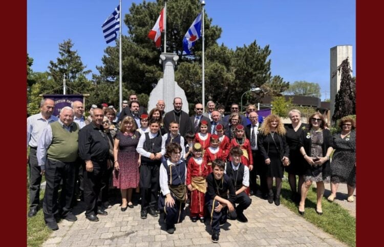 Στιγμιότυπο από τις περσινές εκδηλώσεις μνήμης στο Τορόντο (φωτ.: facebook/Brotherhood Pontion Toronto «Panagia Soumela»)