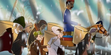 Καρέ από το animation «Αγάπη» της Τζούλιας Σπυροπούλου (πηγή: juliasperopoulos.com)