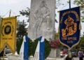 Το Μνημείο του Πόντιου Ακρίτα στο Πανόραμα Θεσσαλονίκης (φωτ.: Δήμος Πυλαίας-Χορτιάτη)