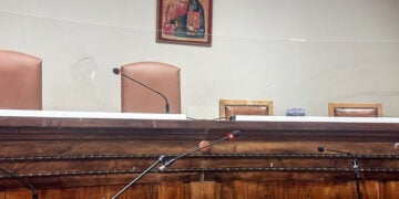 Αίθουσα δικαστηρίου στην Ευελπίδων (φωτ.: EUROKINISSI / Δήμητρα Κούτρα)