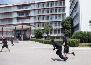 Στιγμιότυπο από παλιότερα επεισόδια στο ΑΠΘ (φωτ. αρχείου: EUROKINISSI/Ραφαήλ Γεωργιάδης)