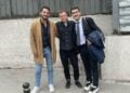 Ο Γιοακίμ Μεντίν (κέντρο) μόλις έχει αποφυλακιστεί (φωτ.: X/Munzur Press)
