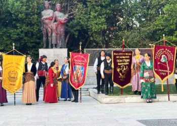 Στιγμιότυπο από την Πλατεία Δαβάκη, Δευτέρα 19 Μαΐου 2025 (φωτ.: Facebook / Κώστας Ασκούνης)