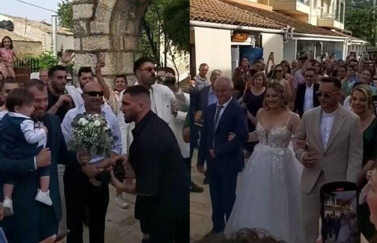 Παρά τα εμπόδια, η νύφη κατάφερε να βρεθεί με τον γαμπρό!