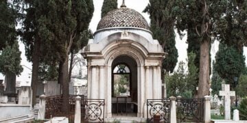 Άποψη του κοιμητηρίου (φωτ.: openhousethessaloniki.gr/Αρέτα Περιστέρη)