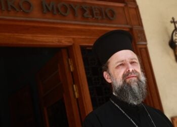 Ο μητροπολίτης Θεσσαλονίκης Φιλόθεος (φωτ.: ΜΟΤΙΟΝΤΕΑΜ/Βασίλης Βερβερίδης)