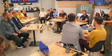 Pre-game show με Γιώργο Αμανατίδη και Θανάση Κολιτσιδάκη (φωτ.: ΟΠΑΠ)