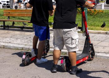 Θεσσαλονίκη, ηλεκτρικά πατίνια (φωτ.: MOTIONTEAM / Βασίλης Βερβερίδης)