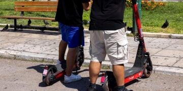 Θεσσαλονίκη, ηλεκτρικά πατίνια (φωτ.: MOTIONTEAM / Βασίλης Βερβερίδης)