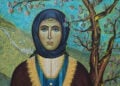 Στο εξώφυλλο της ειδικής έκδοσης, πίνακας που παραχώρησε η Σοφία Αμπερίδου (φωτ.: pontosnews.gr)